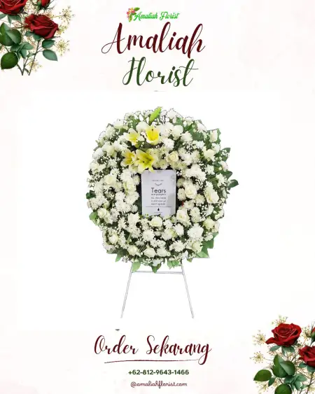 Krans Bunga Duka Kayu Ara